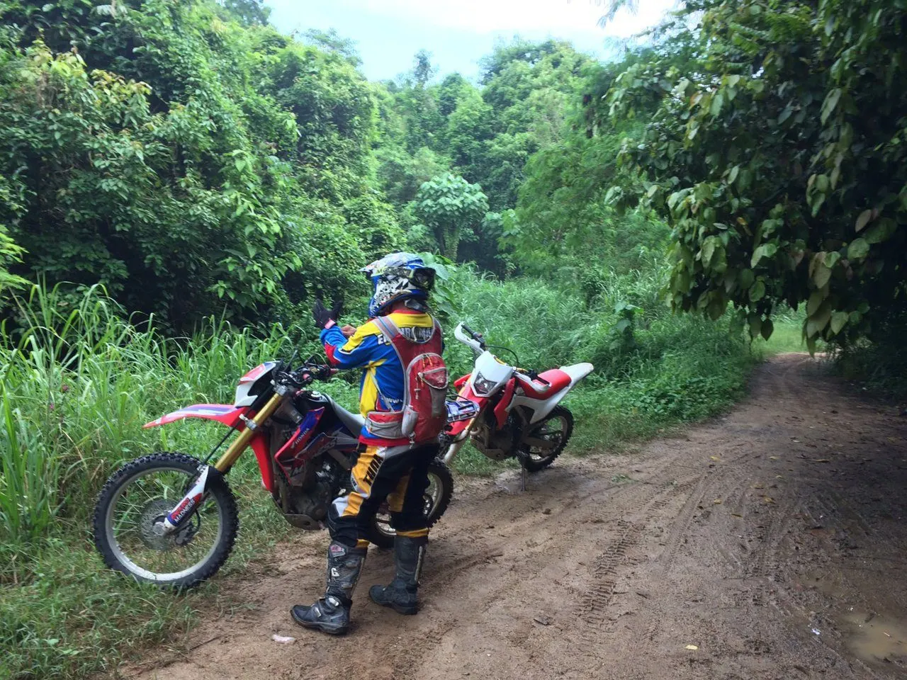 Pattaya'da enduro motosiklet turu