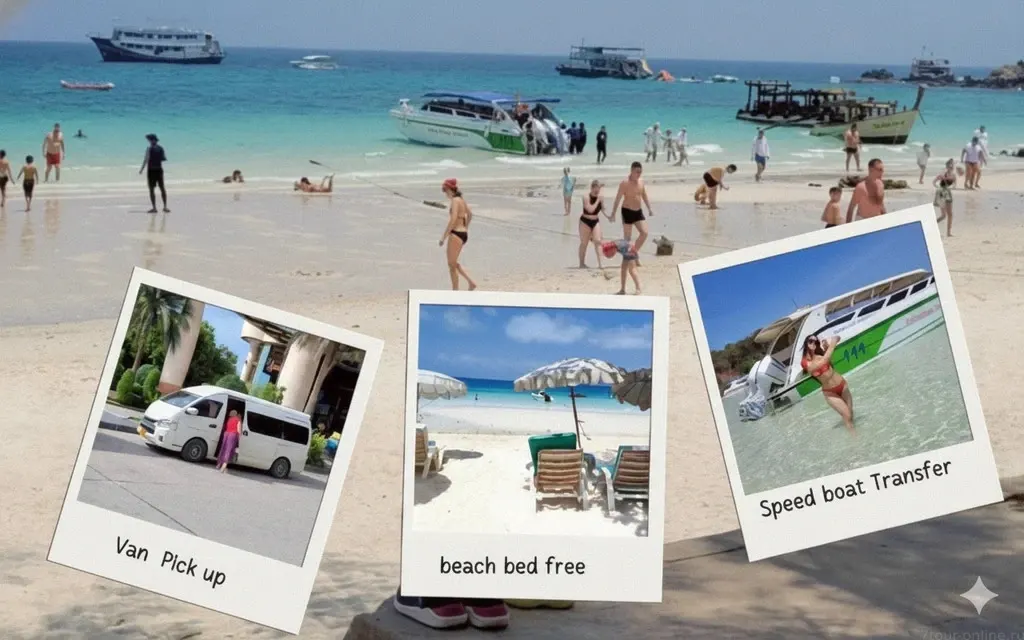 Pattaya'dan Ko Sak ve Ko Lan (Tien Plajı) ada turu
