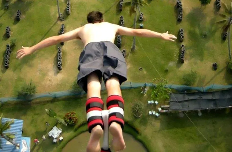 Pattaya'da bungee jumping ve Human Slingshot deneyimi