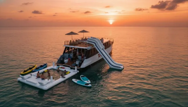 Phi Phi Islands and Maiton Sunset Catamaran Party