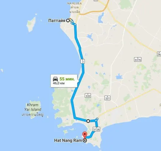 Pattaya'dan Nang Ram plajı (Dans Eden Kız plajı) turu thumbnail