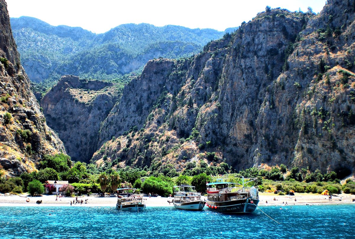 Fethiye'den Kelebekler Vadisi'ne "6 Ada" Tekne Turu